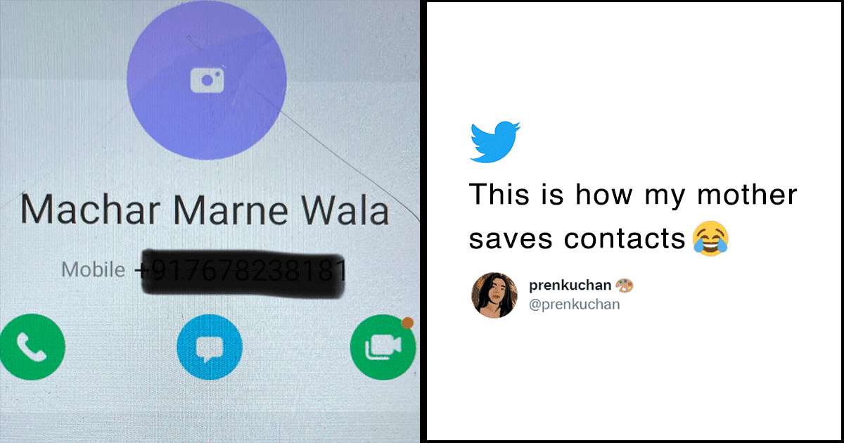 Twitter User Shows How Her Mother Saves Contacts. It’s So Relatable, Everyone’s Sharing Screenshots