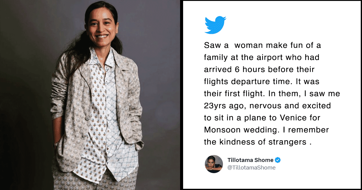 Tillotama Shome’s Tweet About Her First Flight 23 Years Ago Has Made Everyone Nostalgic