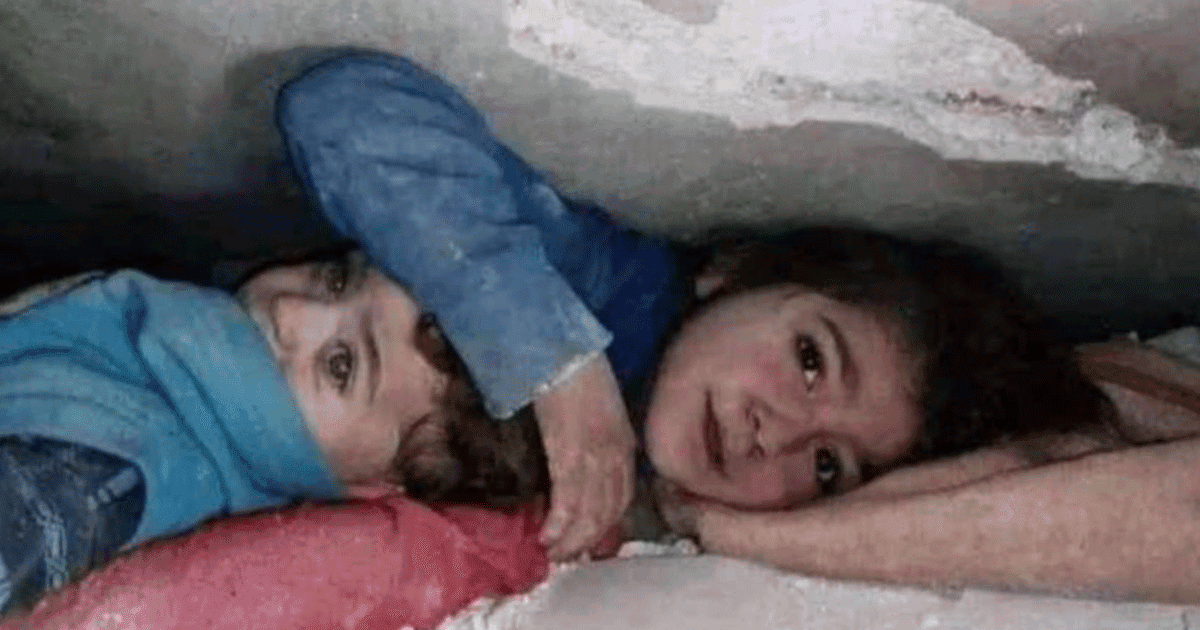 This 7-Year-Old Syrian Girl Shielded Brother For Hours After The Earthquake. They Were Both Rescued