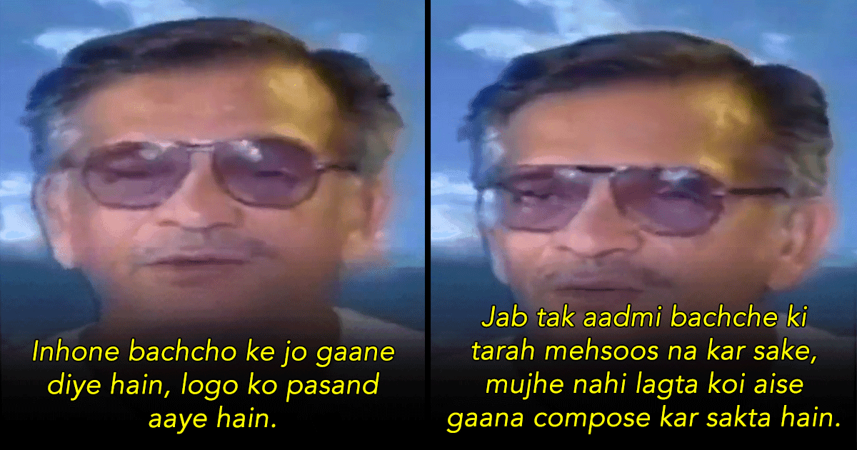 This Old Video Of Gulzar Talking About RD Burman’s Ability To Compose For Kids Will Melt Your Heart