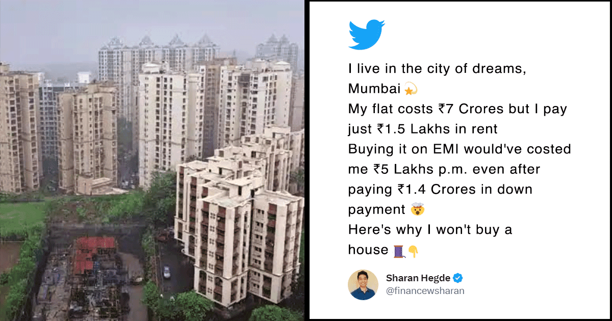 Influencer Who Pays ₹1.5 Lakh Rent Said Buying A House Isn’t Worth It, Gets Trolled On Twitter
