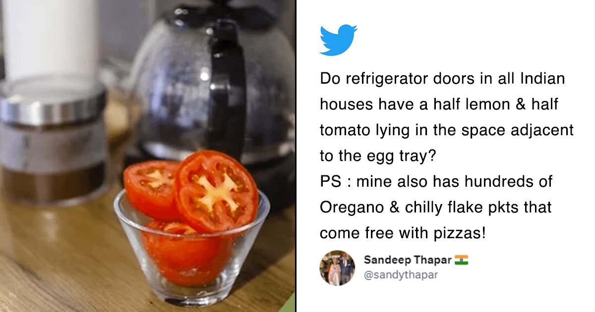 Twitter’s Talking About Desi Homes Having Half-A-Lemon, Half-A-Tomato In The Fridge & It’s So Relatable