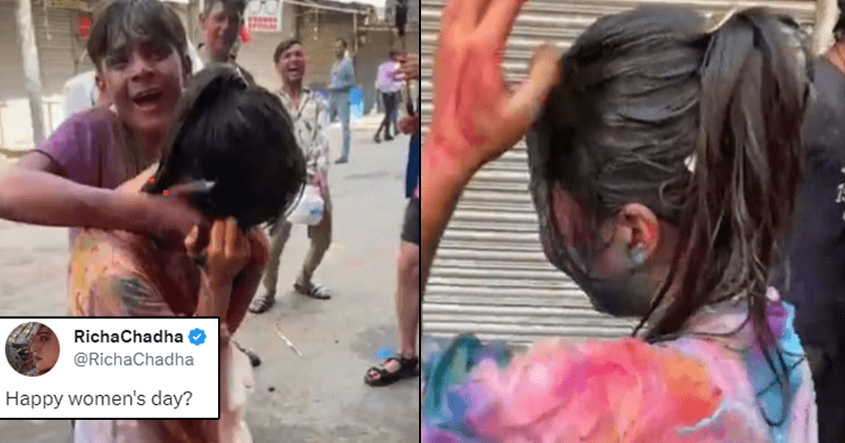 A Foreign Tourist Was Harassed On Indian Streets During Holi, Disturbing Video Goes Viral