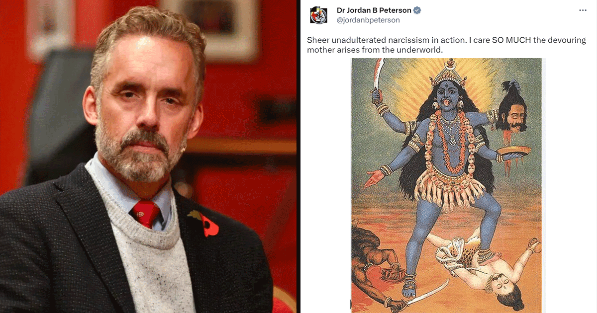 Jordan Peterson Misappropriating An Image Of Goddess Kali Has Made The Internet Furious