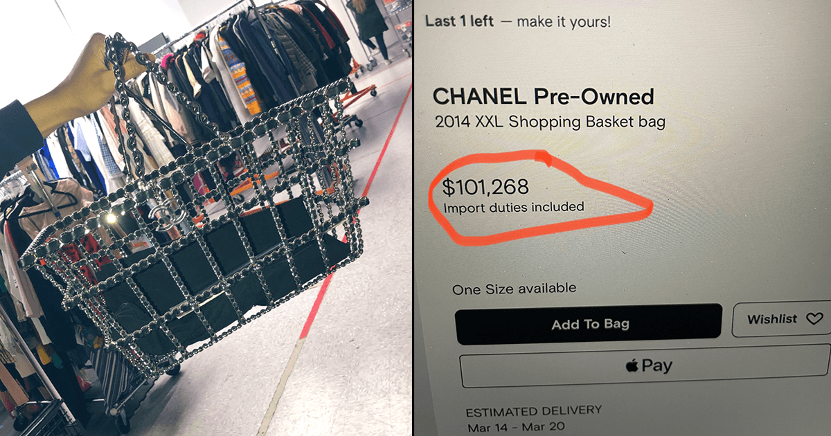 Chanel Is Selling A Shopping Basket Worth $1,00,000. Grocery Store Na Kharid Loon Main?