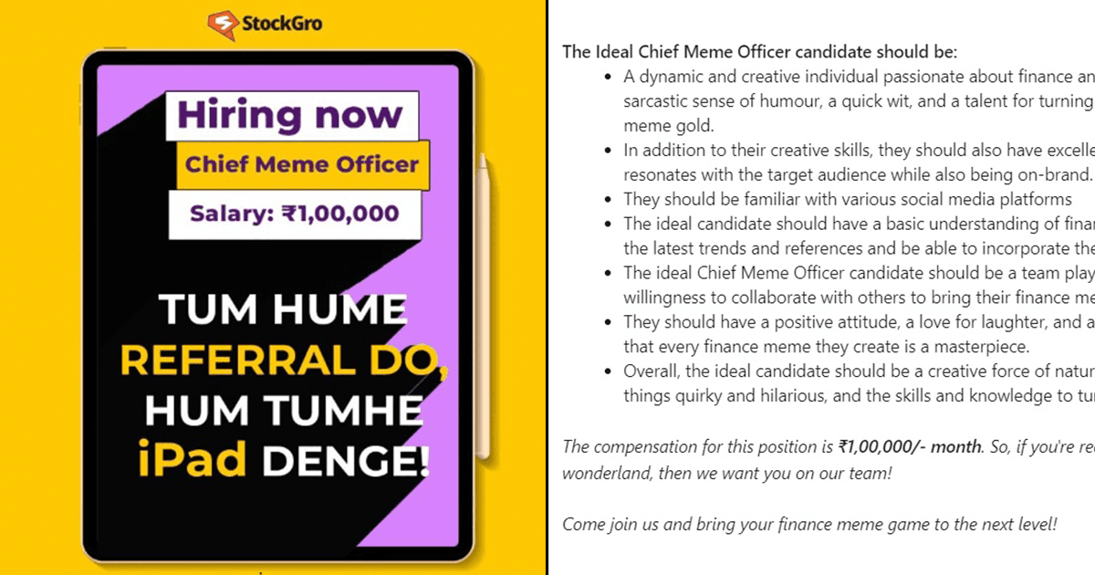 This Bengaluru Company Is Looking For A Chief Meme Officer And The Salary Is No Joke
