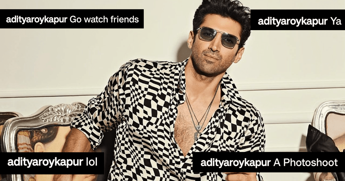 Twitter User Points Out How Aditya Roy Kapur Puts Zero Effort Into Writing Captions & It’s Hilarious
