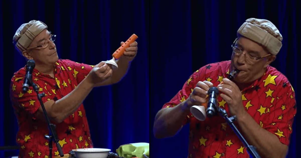 Linsey Pollak Making A ‘Carrot Clarinet’ Has Twitter Convinced That It’s Good For The Eyes AND EARS