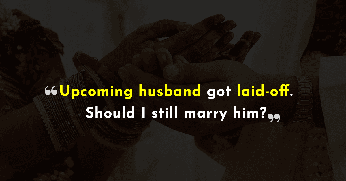 ‘Upcoming Husband Got Laid Off’: Woman’s Concern Over Marriage Has Left Twitter Divided