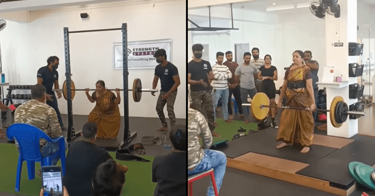 Meet Somasundari Manoharan, The 56-Year-Old Powerlifter Who Took To Exercising In Her 50s