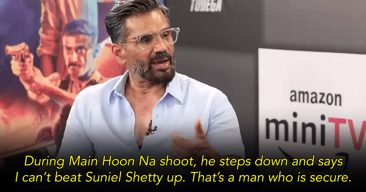Watch: Suniel Shetty Talks About The Time SRK Refused To Beat Him Up In A Scene
