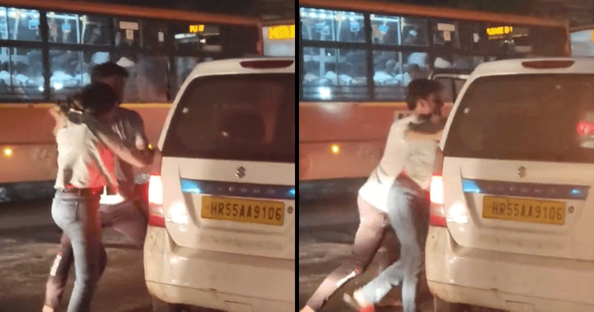 Delhi Man Hits A Woman & Shoves Her In The Cab: The Video Raises Grave Concerns About Women’s Safety