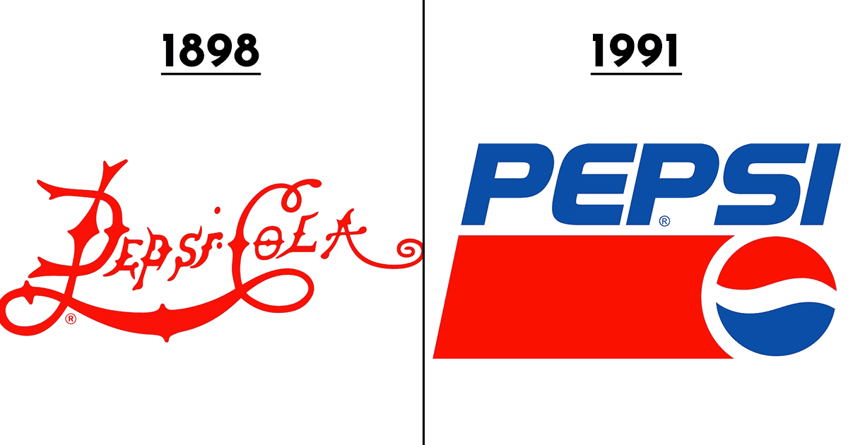 With The New Pepsi Logo Update, Let’s Have A Look At The Logos Over The Years