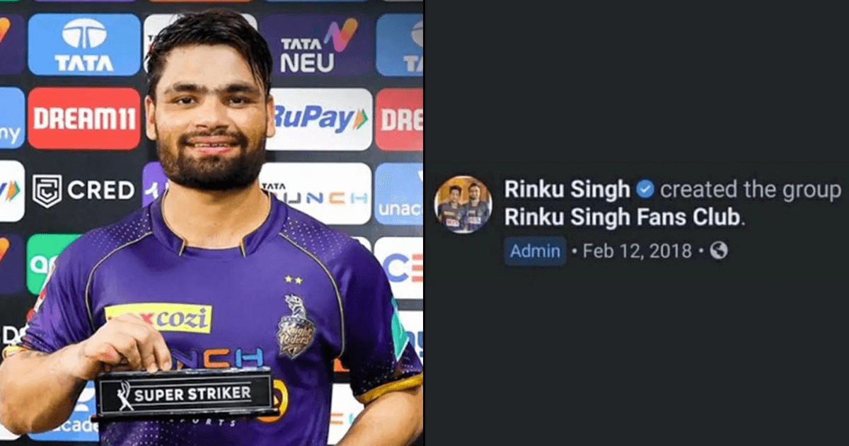 Rinku Singh Was Trolled In 2018 For Making His Own Facebook Fan Group, Look At Where He Is Now