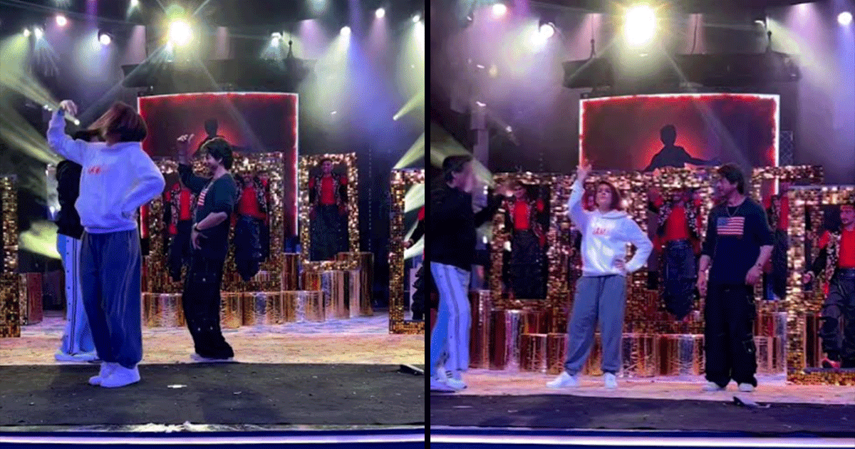 This Video Of Shah Rukh Rehearsing A Dance With Shiamak Davar Has Everyone Grooving