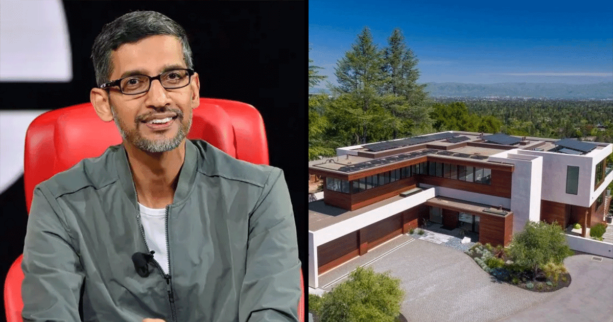 With A ₹1,850 Crore Remuneration, Here Are The Luxurious Things Sundar Pichai Owns