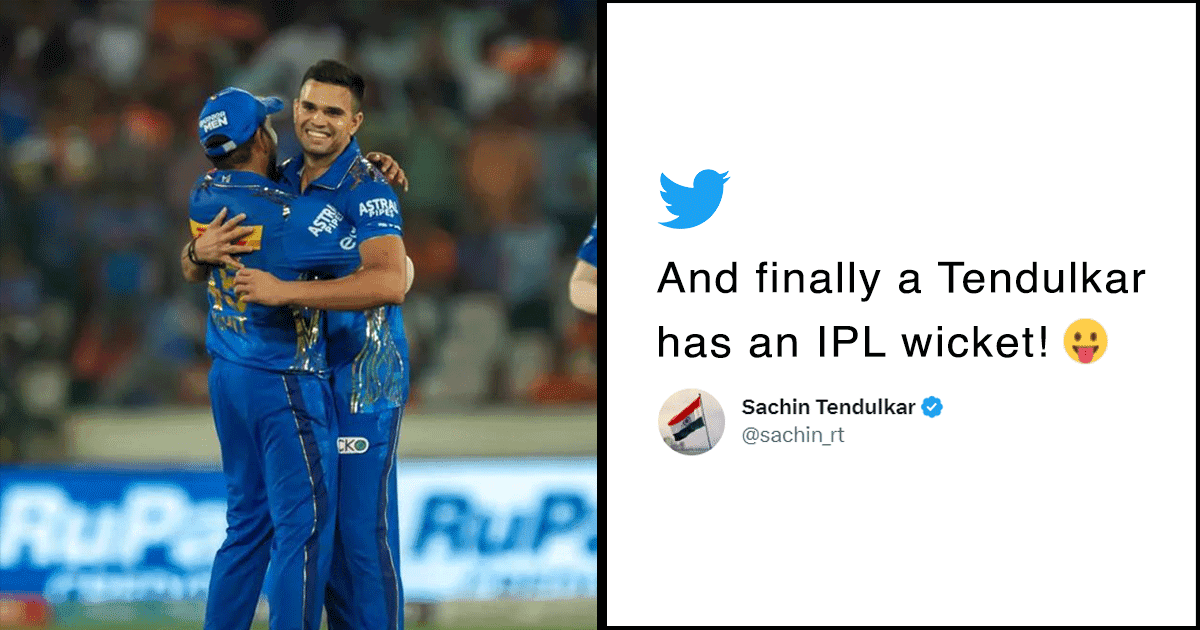 Sachin Tendulkar’s Reaction To Arjun Taking His First Wicket Is The Sweetest Thing To Happen This IPL
