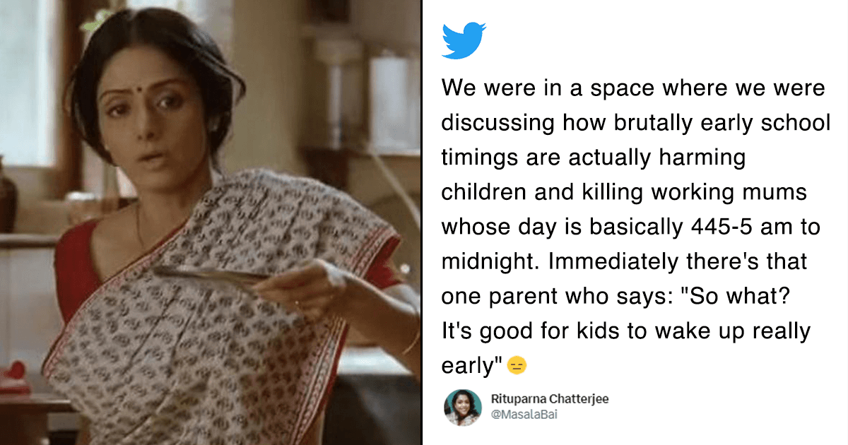 This Tweet Proves How Schools Did More Harm Than Good For Kids And Their Parents With Early Timings