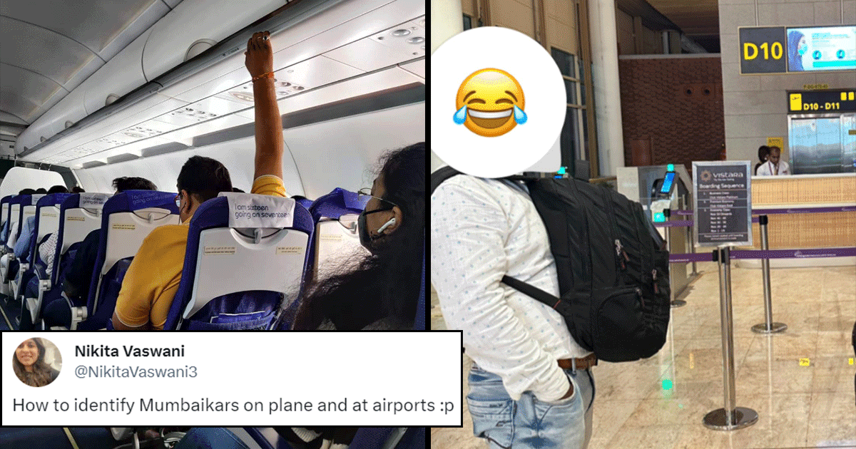 Someone Pointed Out Typical Mumbaikar Mannerisms On A Flight & Netizens Are Screaming ‘Aga Baai!’
