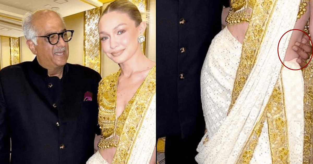 Twitter Slams Boney Kapoor For Inappropriately Posing With Gigi Hadid At An NMACC Event