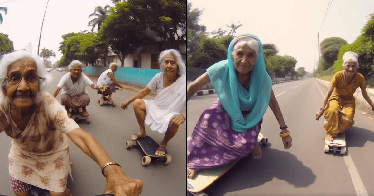 These AI Images Of Grannies Roller Skating Are Winning The Internet