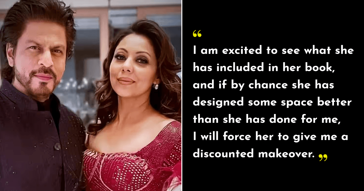 Shah Rukh Khan Has Everyone Teary-Eyed With His Beautiful Foreword For Gauri Khan’s Book