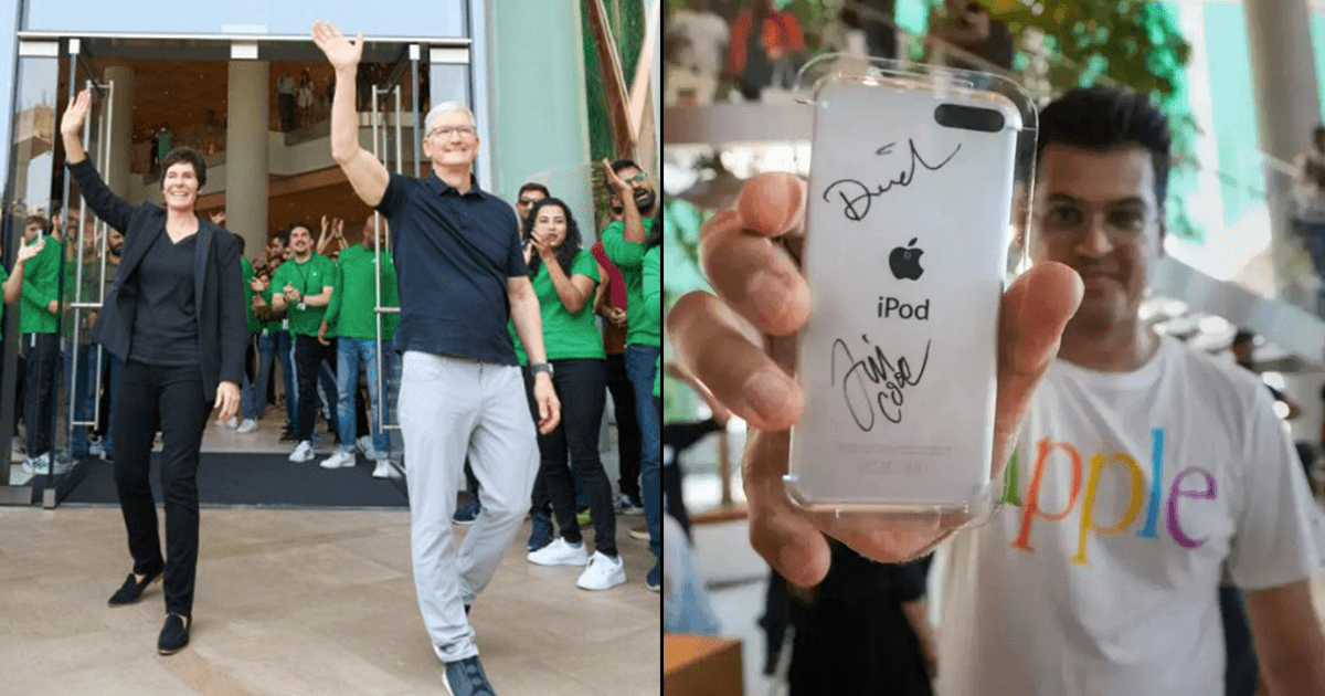 To Get CEO Tim Cook’s Autograph, This Mumbai Man Waited 15 Hours Outside The Apple Store