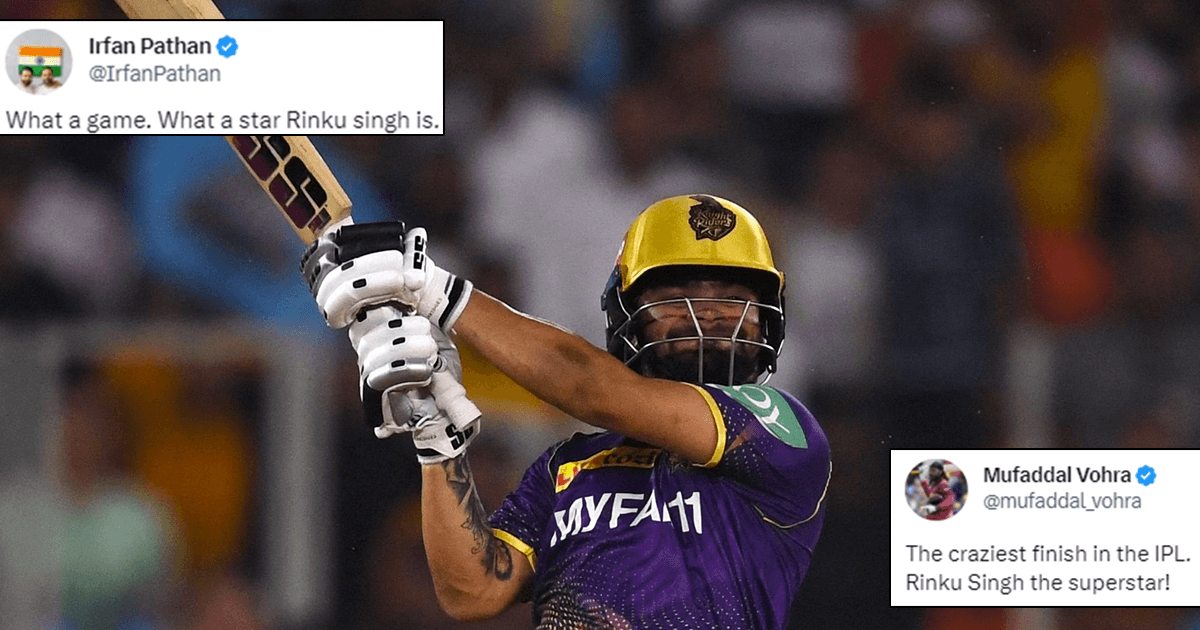 IPL 2023: KKR’s Rinku Singh Hits Five Sixes In A Row, Twitter Is All Praises