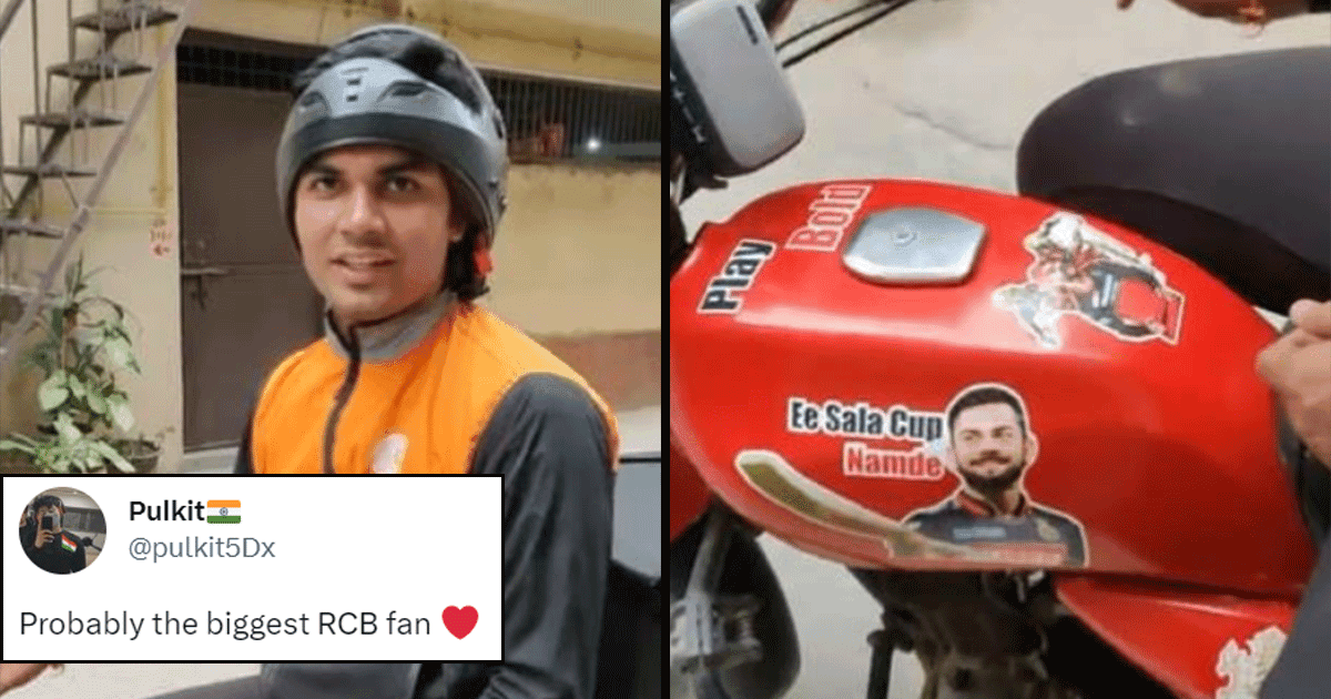 ‘Biggest RCB Fan’: This Swiggy Delivery Guy Shows That RCB Probably Has The Most Loyal Fans