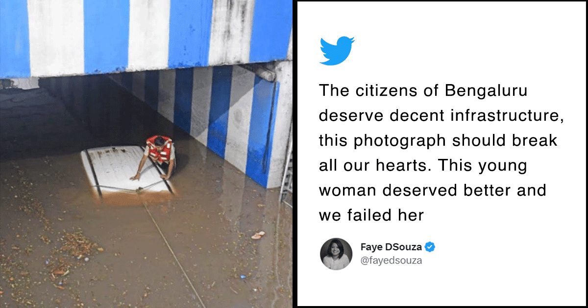 Bengaluru Infrastructure Fails A 22-Year-Old Woman, Who Dies After Drowning In Flooded Underpass