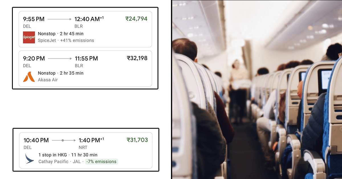 Twitter User Shares Flight Prices From Delhi To Bangalore Which Cost As Much As Tickets To Paris