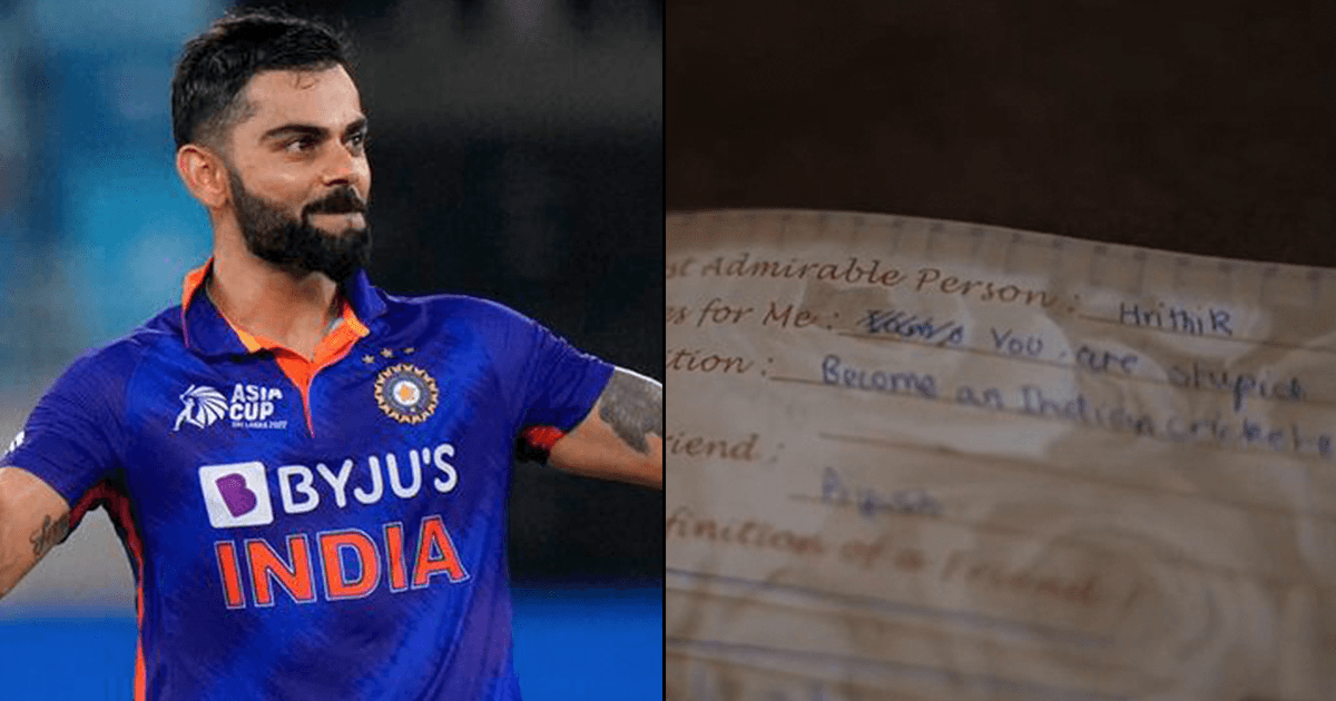 Virat Kohli’s Friend’s Childhood Scrapbook Reveals How Being A Cricketer Was Always His Dream