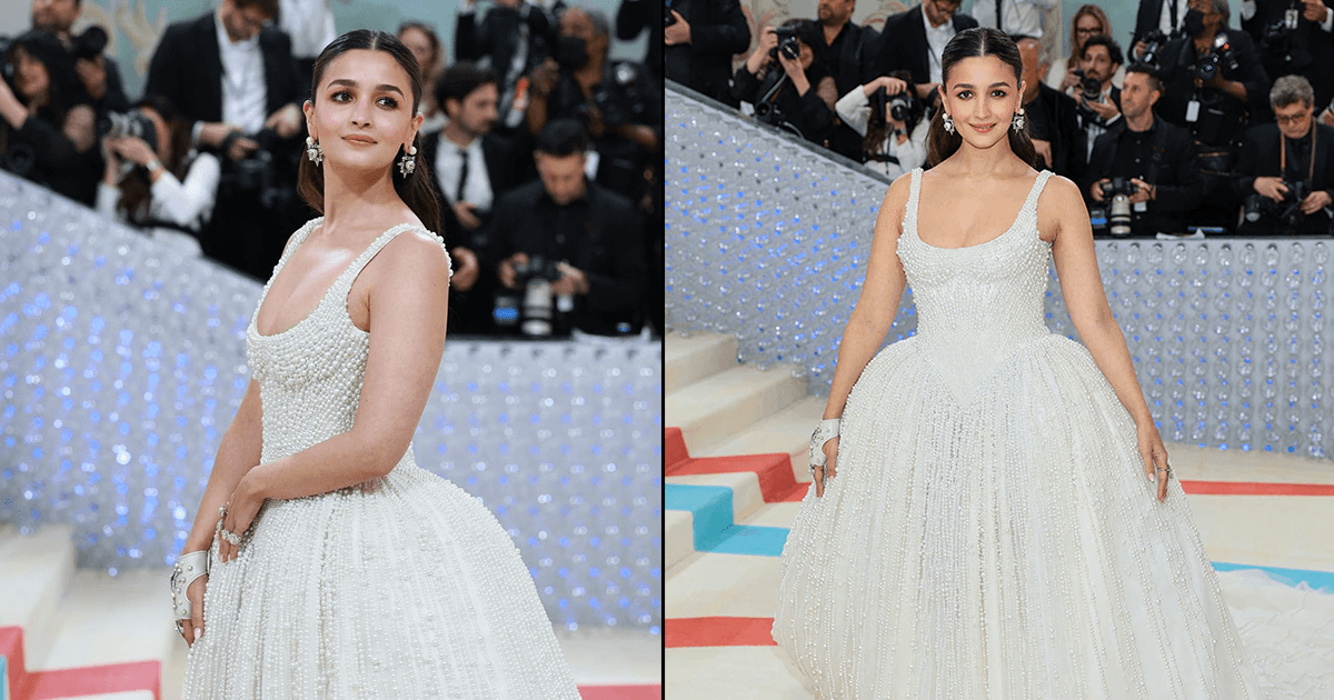 Alia Bhatt Marked Her Debut At Met Gala In A Claudia Schiffer-Inspired Gown & We Audibly Gasped