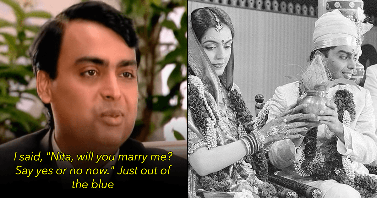 ‘Say Yes Or No, Now’: Mukesh Ambani Proposing Nita In A Traffic Jam Is A Story To Be Told