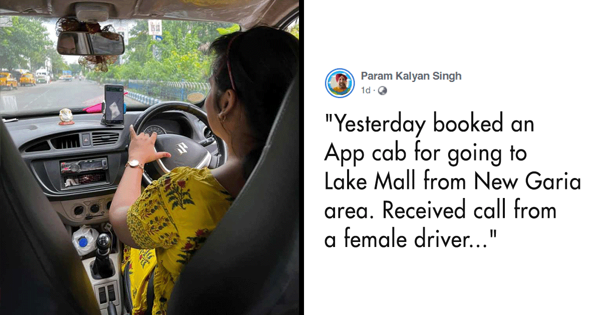 Kolkata Man’s Encounter With Female Uber Driver Is Winning Internet’s Hearts