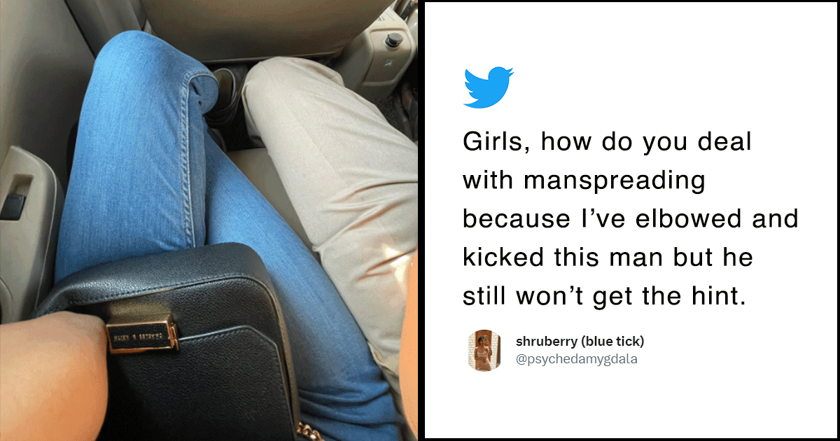 This Woman’s Tweet About Women Dealing With Manspreading Is Too Darn Relatable