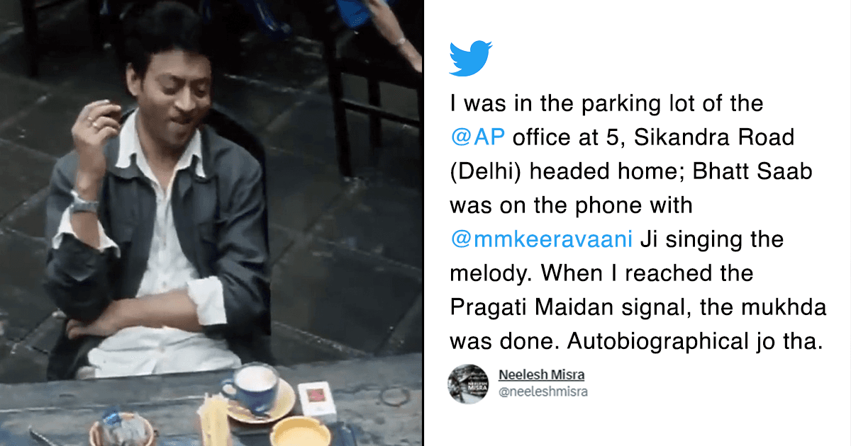 Neelesh Misra Wrote The Painfully Beautiful ‘Maine Dil Se Kaha’ While He Was Stuck In Traffic