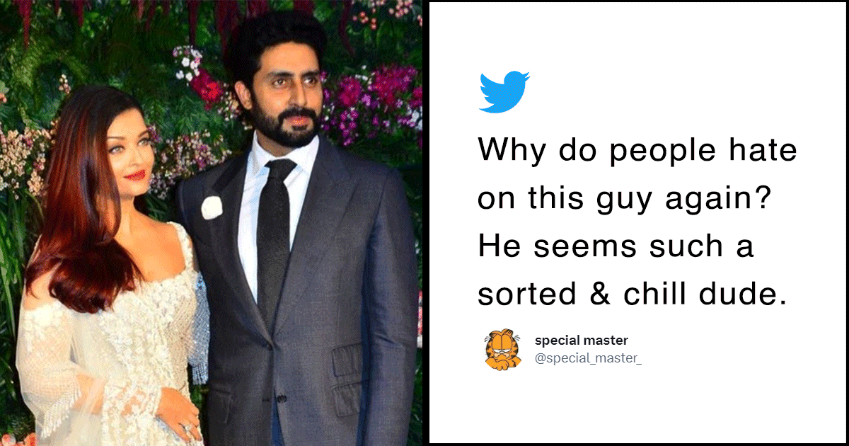 Abhishek Bachchan Gave A Fitting Reply To A Troll Who Said He Should “Let” Aishwarya Sign More Films