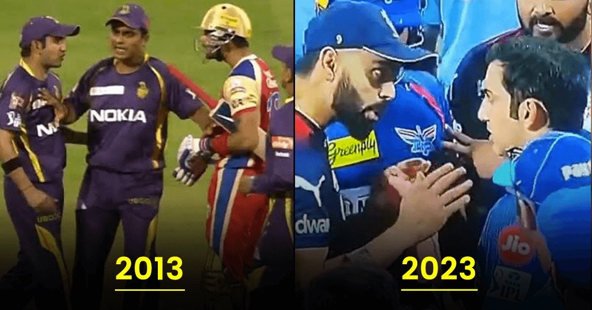 Kohli & Gambhir’s Decade-Long Feud: A Timeline Of IPL On-Field Spats
