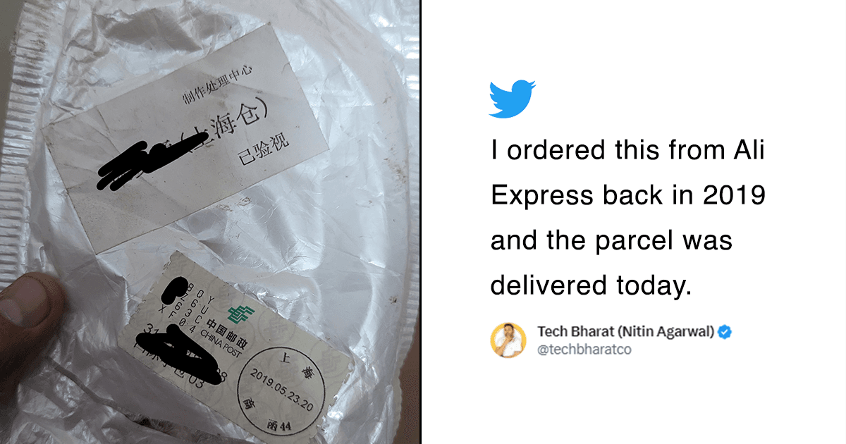 Delhi Man Receives Package After 4 Years, Twitter Quips ‘That Was Fast!’