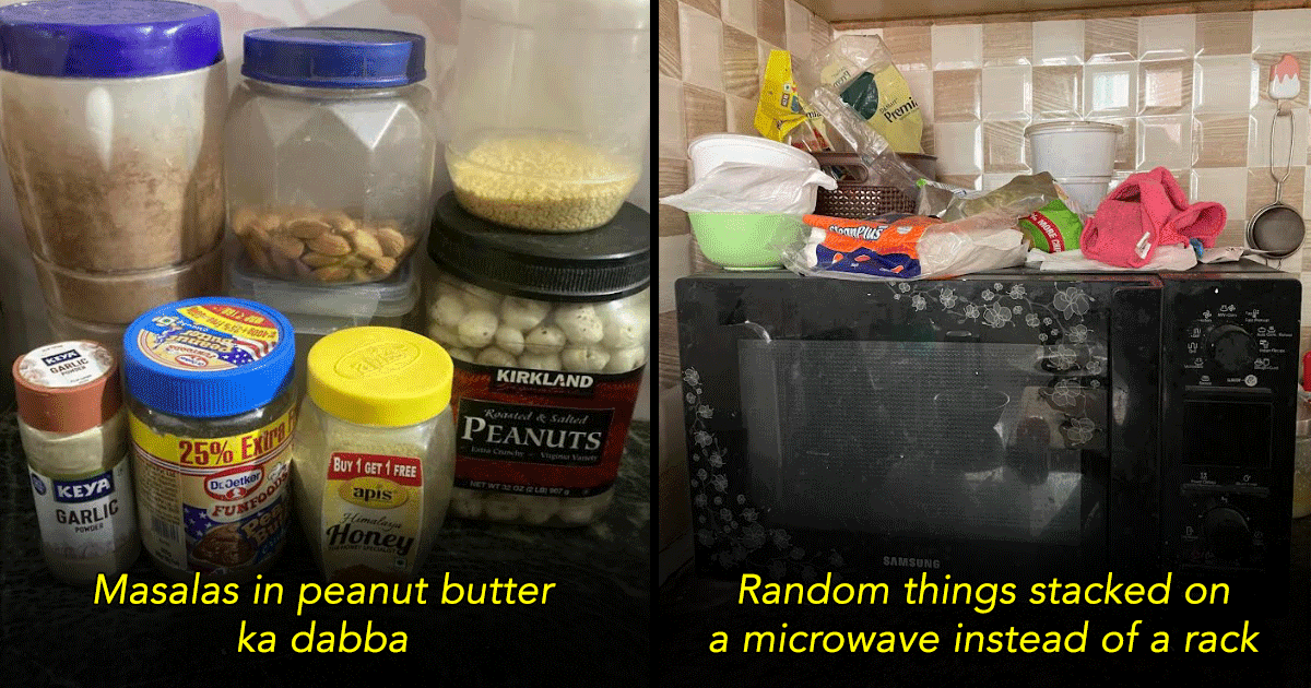This Guy Shared A Pic Of His Typical Desi Kitchen & Netizens Had Their Own Points To Add
