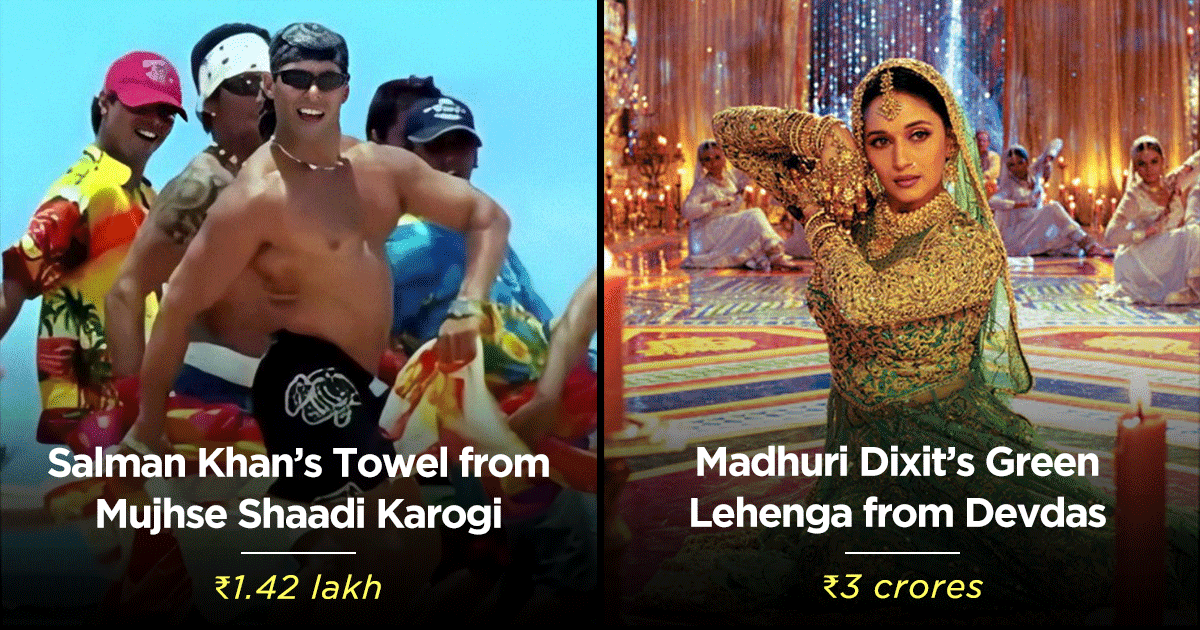 Salman Khan’s Towel To Madhuri Dixit’s Lehenga, Here’s How Much Celeb Items Were Auctioned For