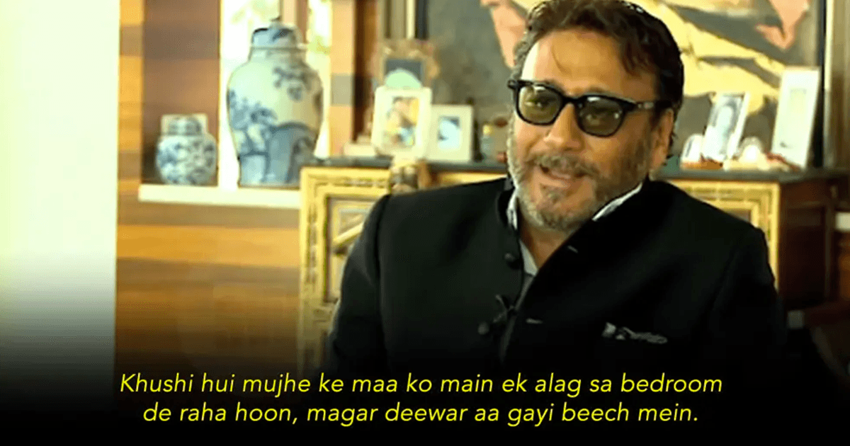 Jackie Shroff Speaking About How His Family Lived Contently In Their One Room House Will Move You