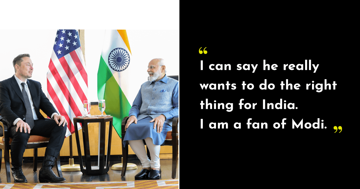 Elon Musk Calls Himself A ‘Modi Fan’ After Meeting The Indian Prime Minister In The USA