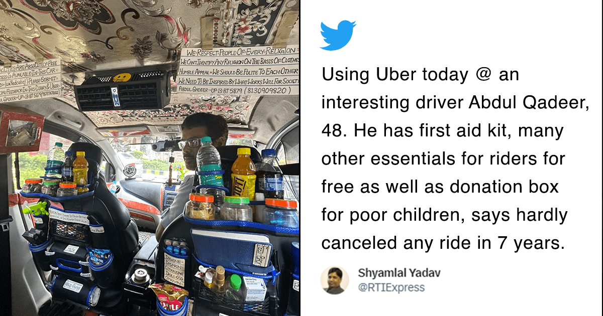 Move Over Bengaluru, This Delhi Cabbie Providing Free Snacks & WiFi Is Winning Internet’s Hearts