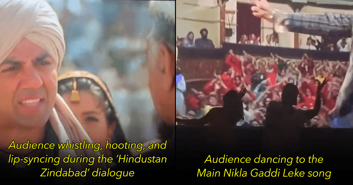 These Videos Of Audience Reactions To Gadar’s Re-Release Proves It Has An Unparalleled Craze