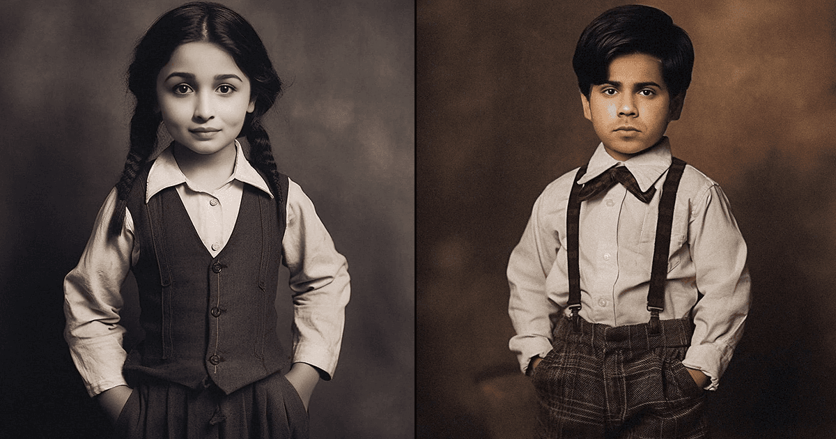 Alia Bhatt To Ranbir Kapoor, These AI Images Of Bollywood Stars As Kids Are Incredibly Cute