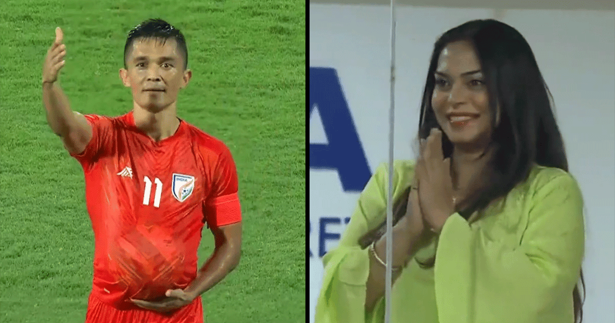 Sunil Chhetri Announcing His Wife’s Pregnancy With A Football In His Jersey Has Us In Happy Tears