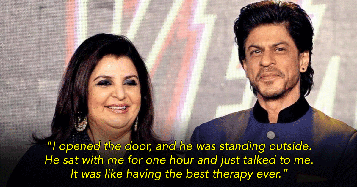 Shah Rukh Khan Once Left His Shoot Mid-Way & Came Running To Console An Emotional Farah Khan