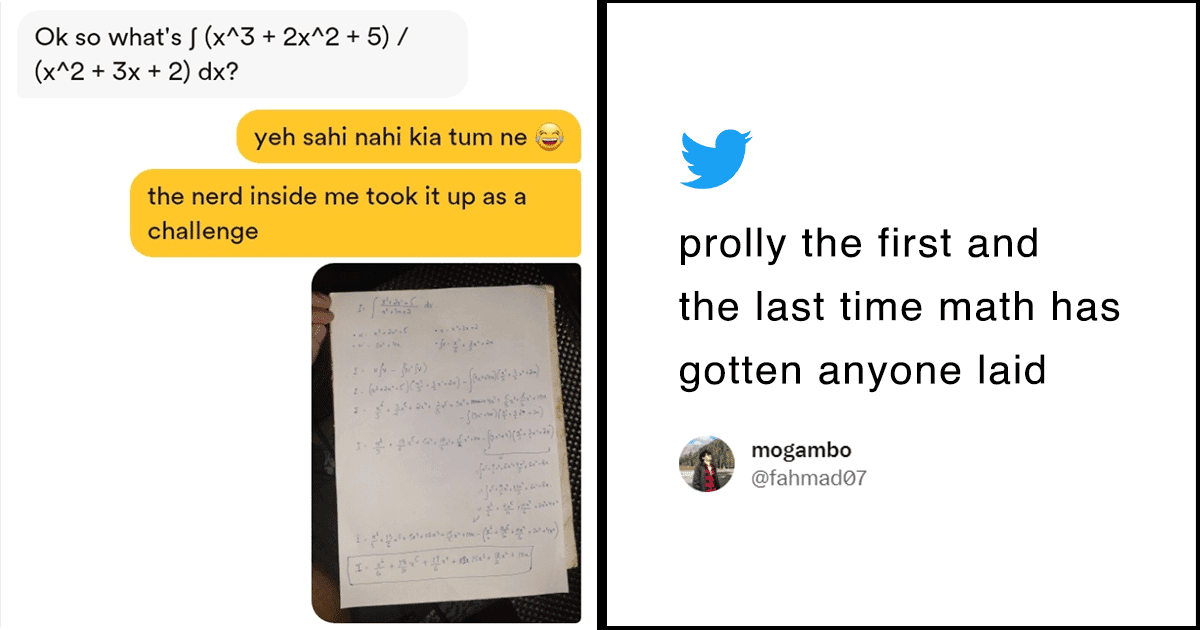 This Guy Took A Math Challenge To Impress A Girl On Dating App. Bro, Full Marks For Efforts